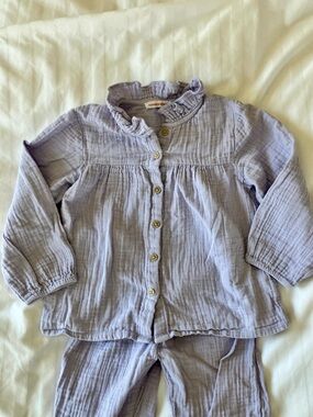 VGUC Lightweight Lavender Pajamas - Size 5